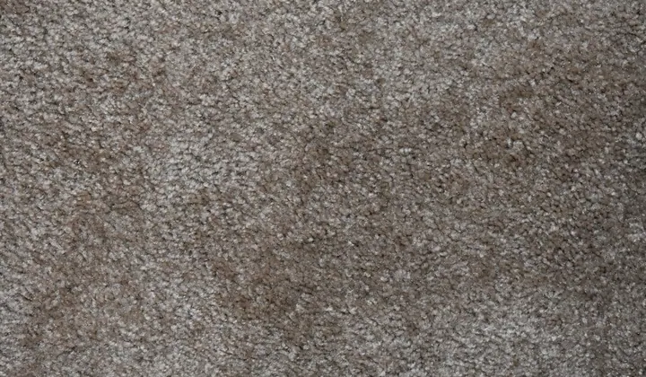 Detalhe de carpete marrom com textura úmida